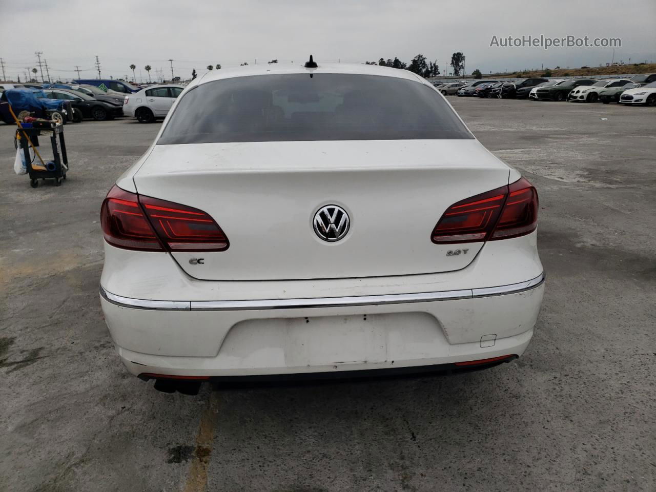 2013 Volkswagen Cc Sport Белый vin: WVWBN7AN2DE506080