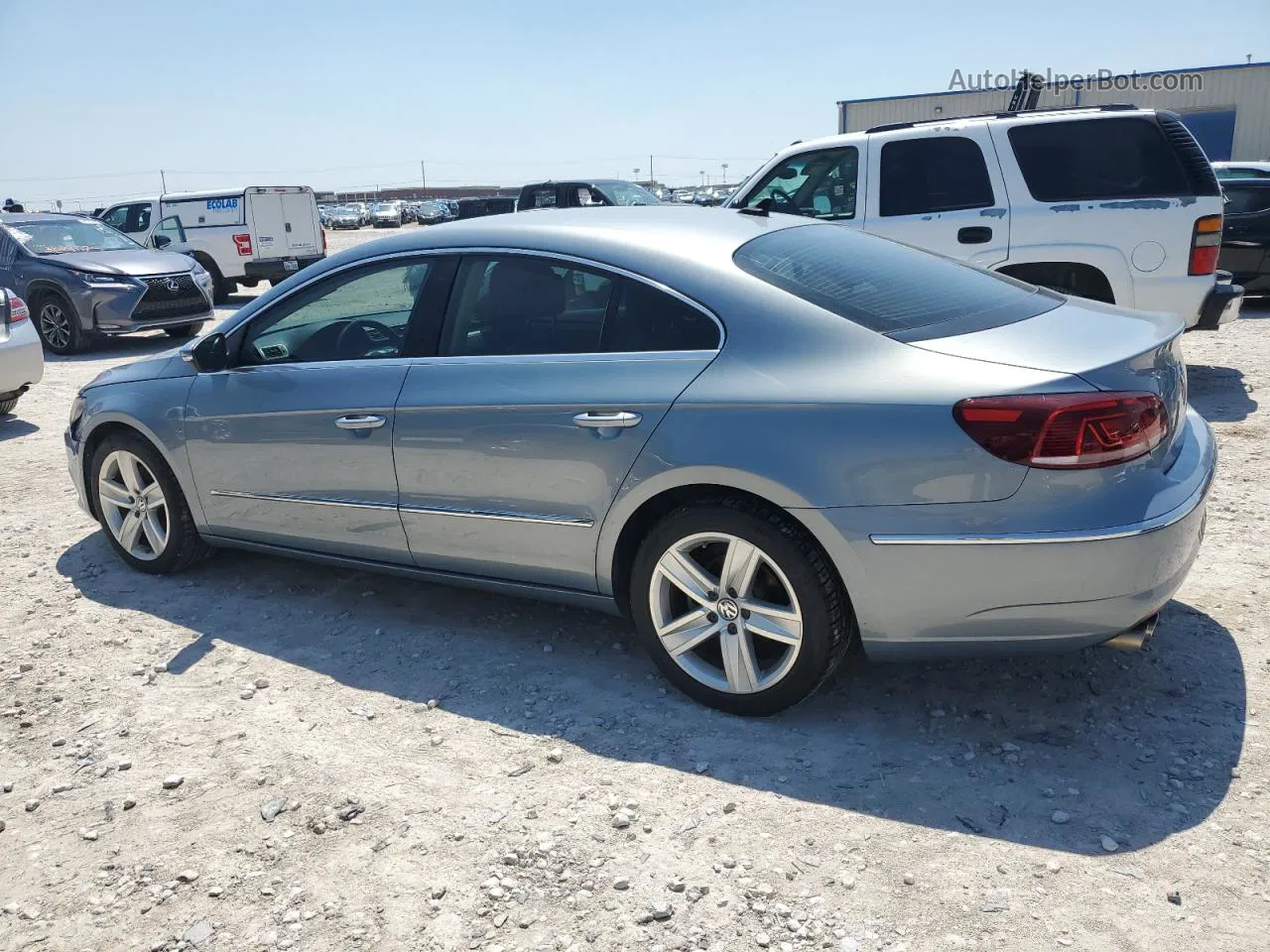 2013 Volkswagen Cc Sport Blue vin: WVWBN7AN2DE508069