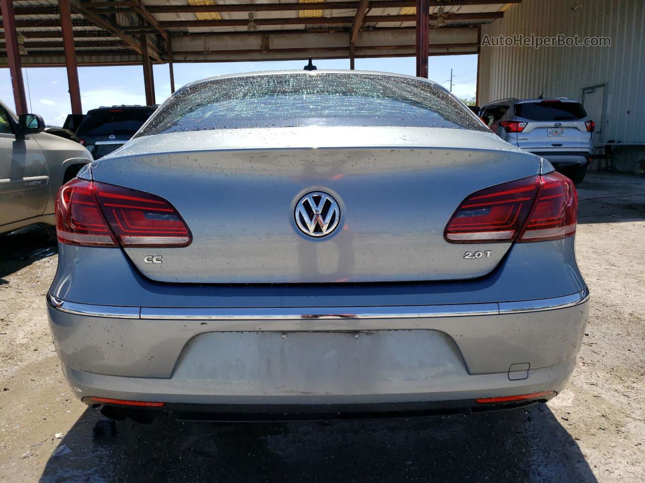 2013 Volkswagen Cc Sport Blue vin: WVWBN7AN2DE508587