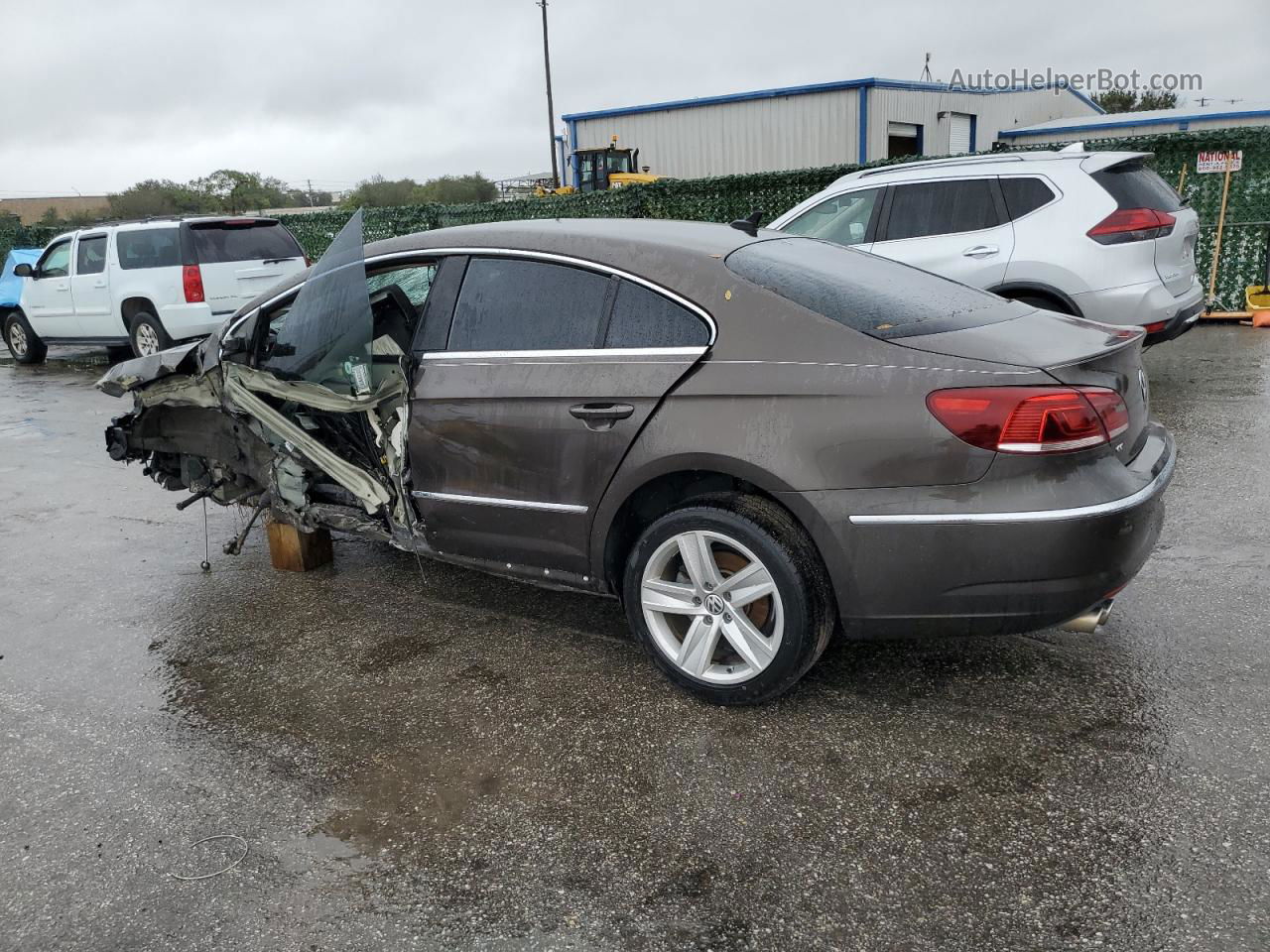 2013 Volkswagen Cc Sport Brown vin: WVWBN7AN2DE541850