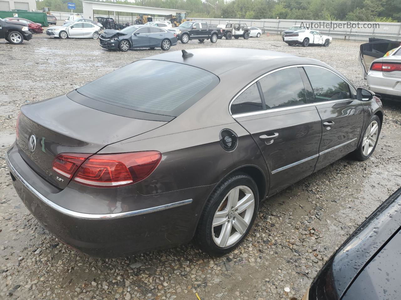 2014 Volkswagen Cc Sport Brown vin: WVWBN7AN2EE504394