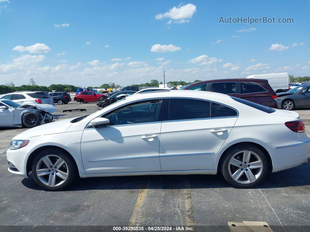 2014 Volkswagen Cc 2.0t Sport White vin: WVWBN7AN2EE531451