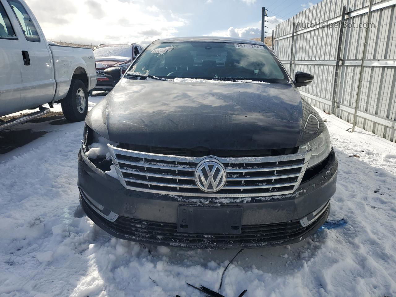 2013 Volkswagen Cc Sport Gray vin: WVWBN7AN3DE503818