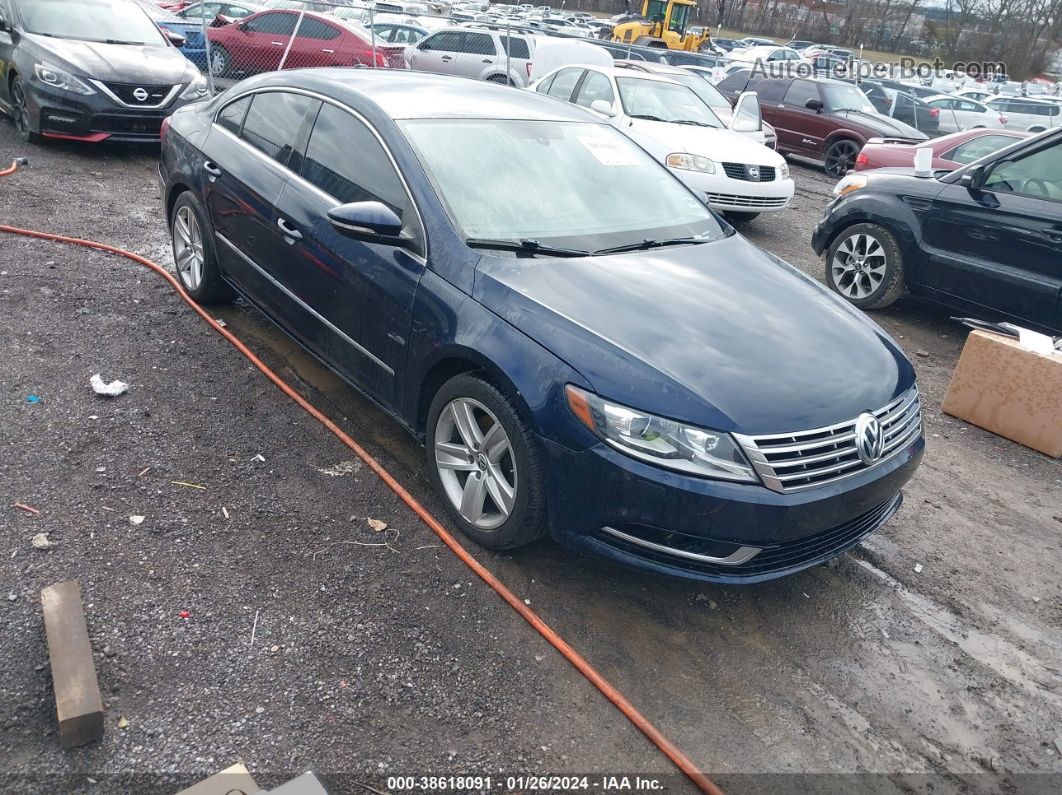 2013 Volkswagen Cc 2.0t Sport Blue vin: WVWBN7AN3DE507707