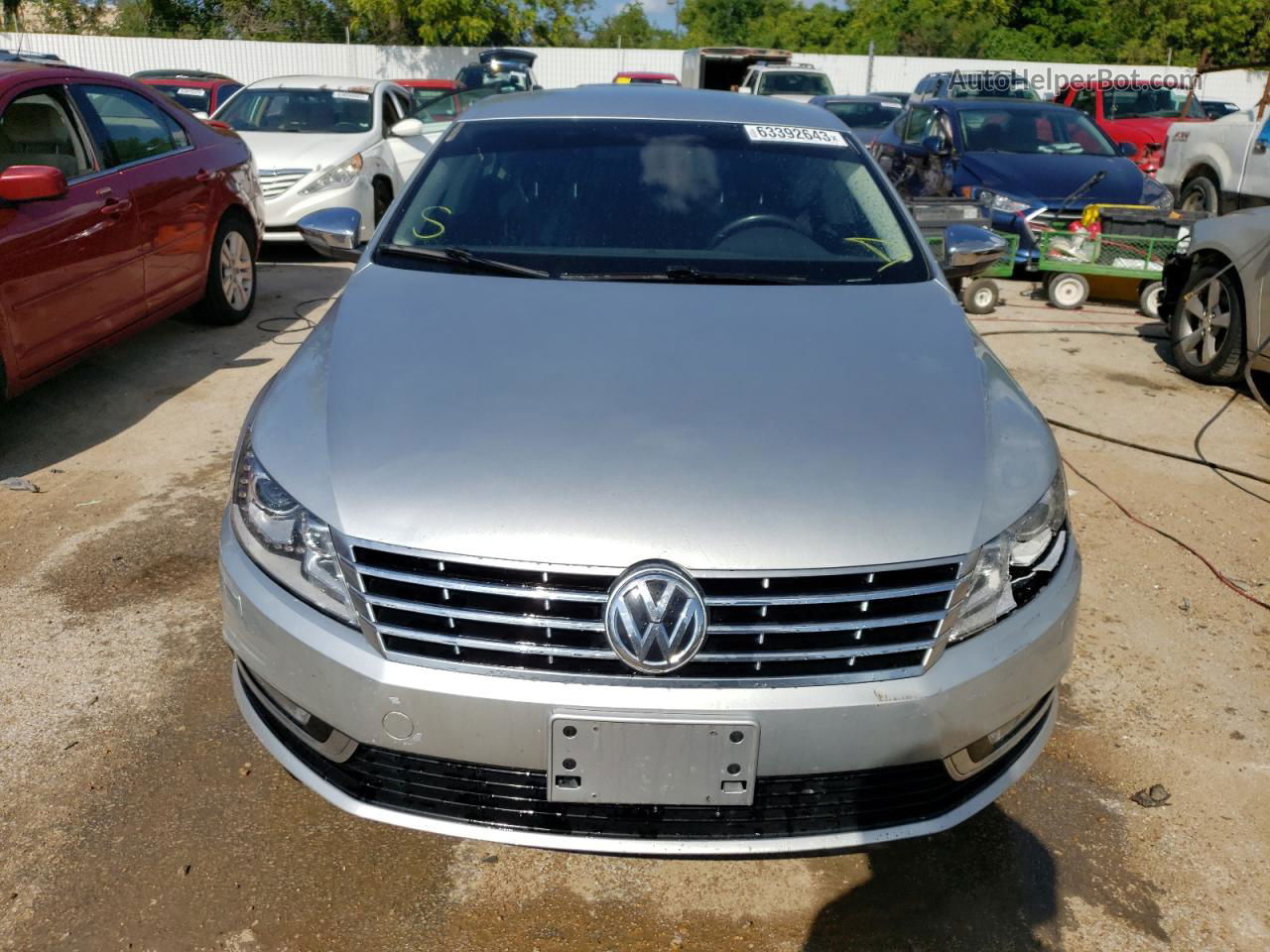 2013 Volkswagen Cc Sport Серебряный vin: WVWBN7AN3DE510185