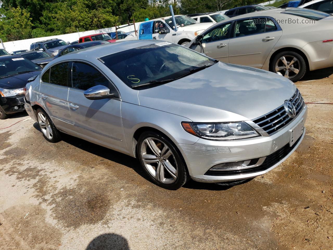 2013 Volkswagen Cc Sport Silver vin: WVWBN7AN3DE510185