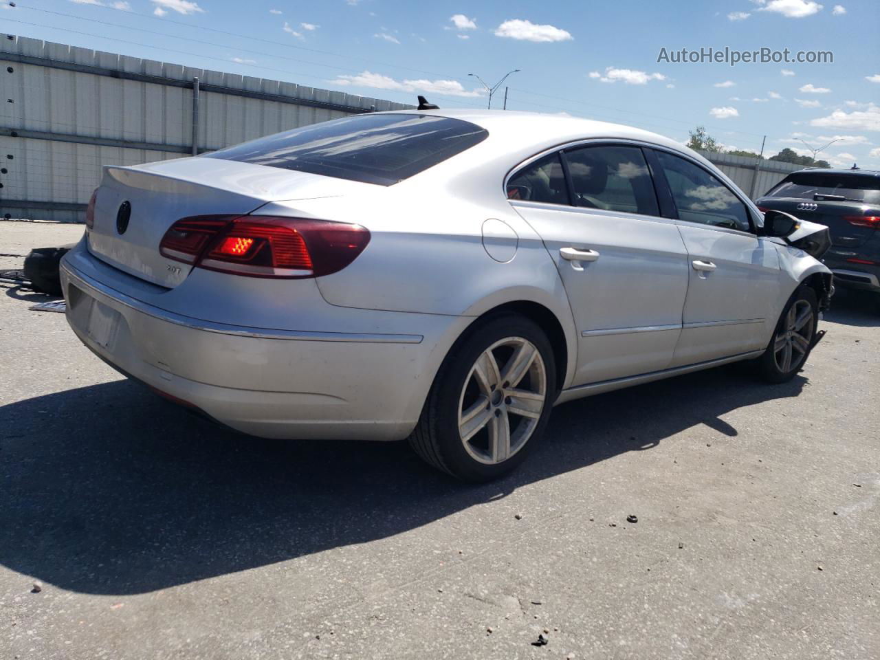 2013 Volkswagen Cc Sport Silver vin: WVWBN7AN3DE569351