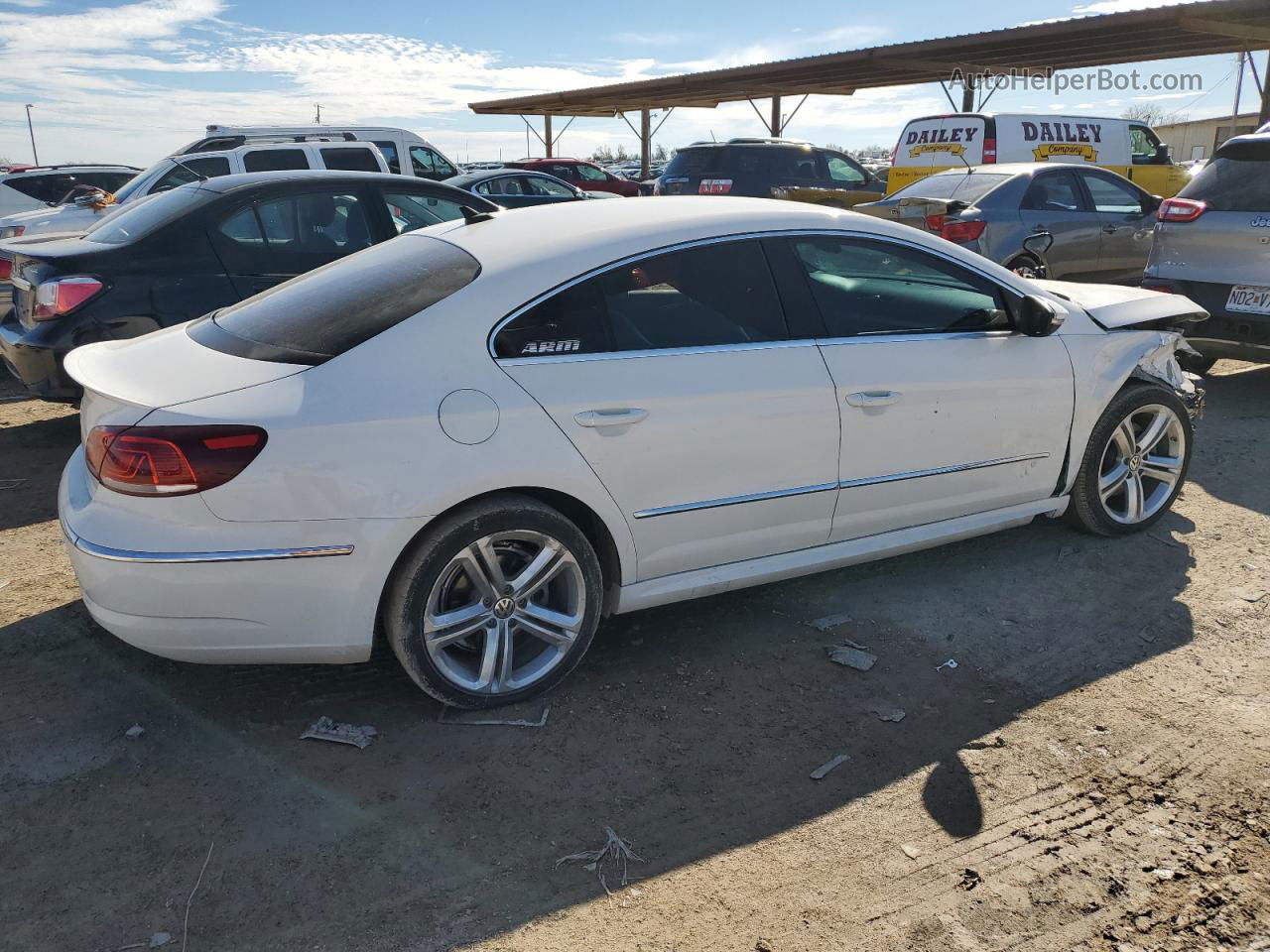 2014 Volkswagen Cc Sport Белый vin: WVWBN7AN3EE505456