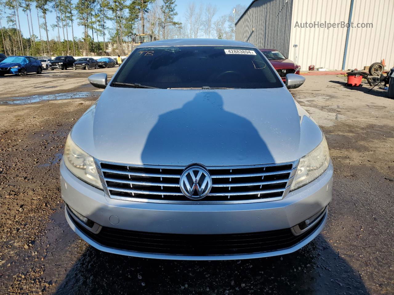 2013 Volkswagen Cc Sport Silver vin: WVWBN7AN4DE506680