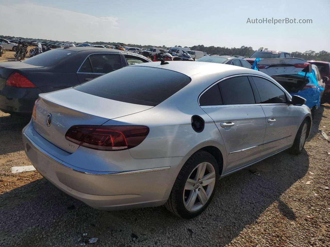 2013 Volkswagen Cc Sport Silver vin: WVWBN7AN4DE533605