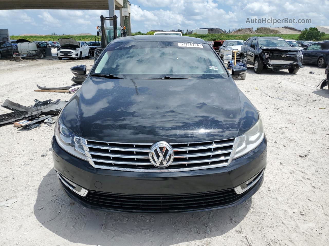 2013 Volkswagen Cc Sport Черный vin: WVWBN7AN4DE536357