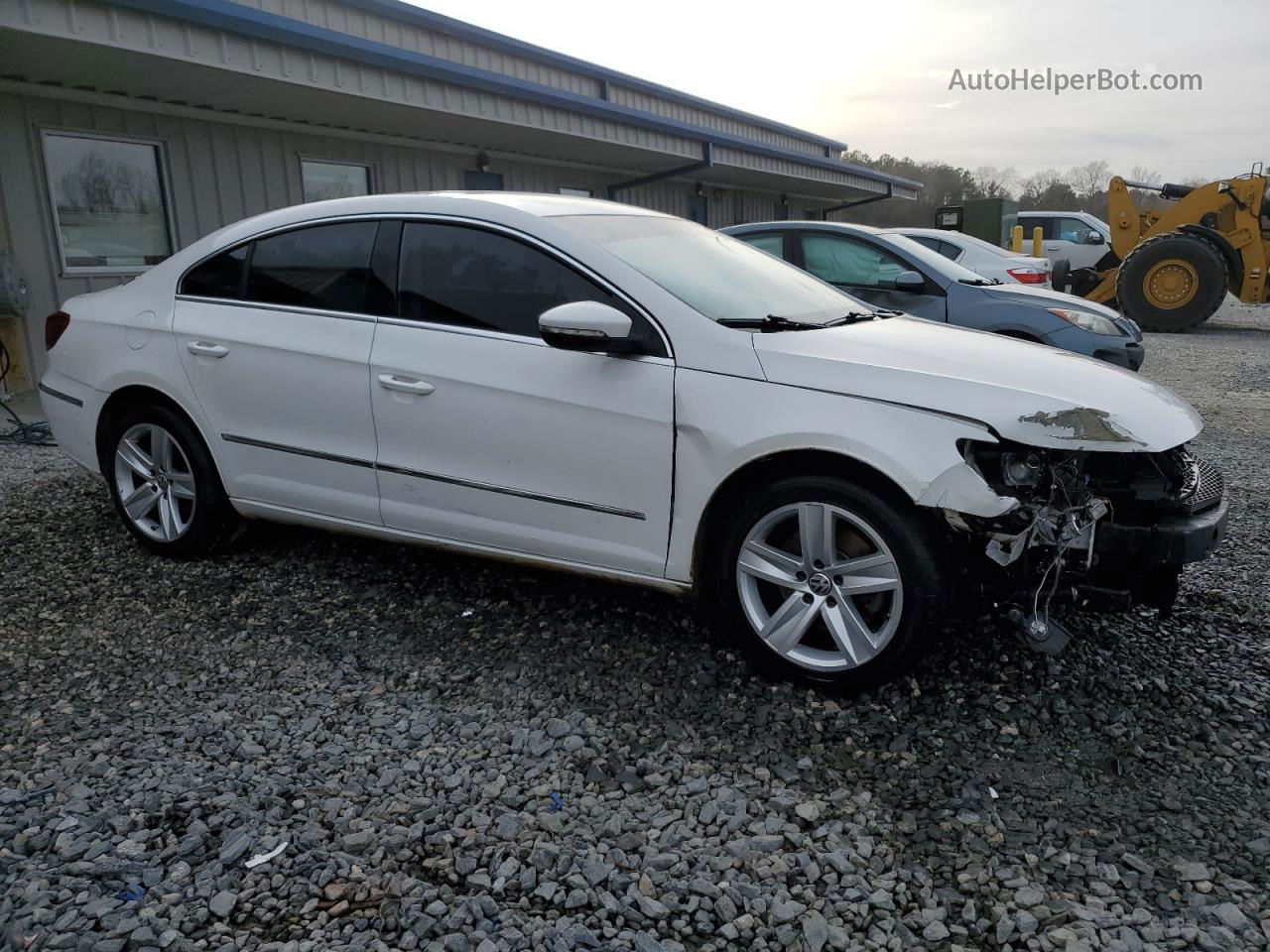 2013 Volkswagen Cc Sport White vin: WVWBN7AN4DE570282