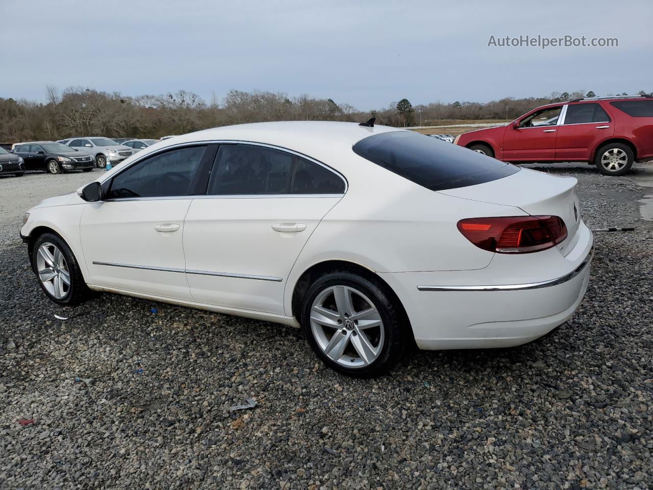 2013 Volkswagen Cc Sport White vin: WVWBN7AN4DE570282