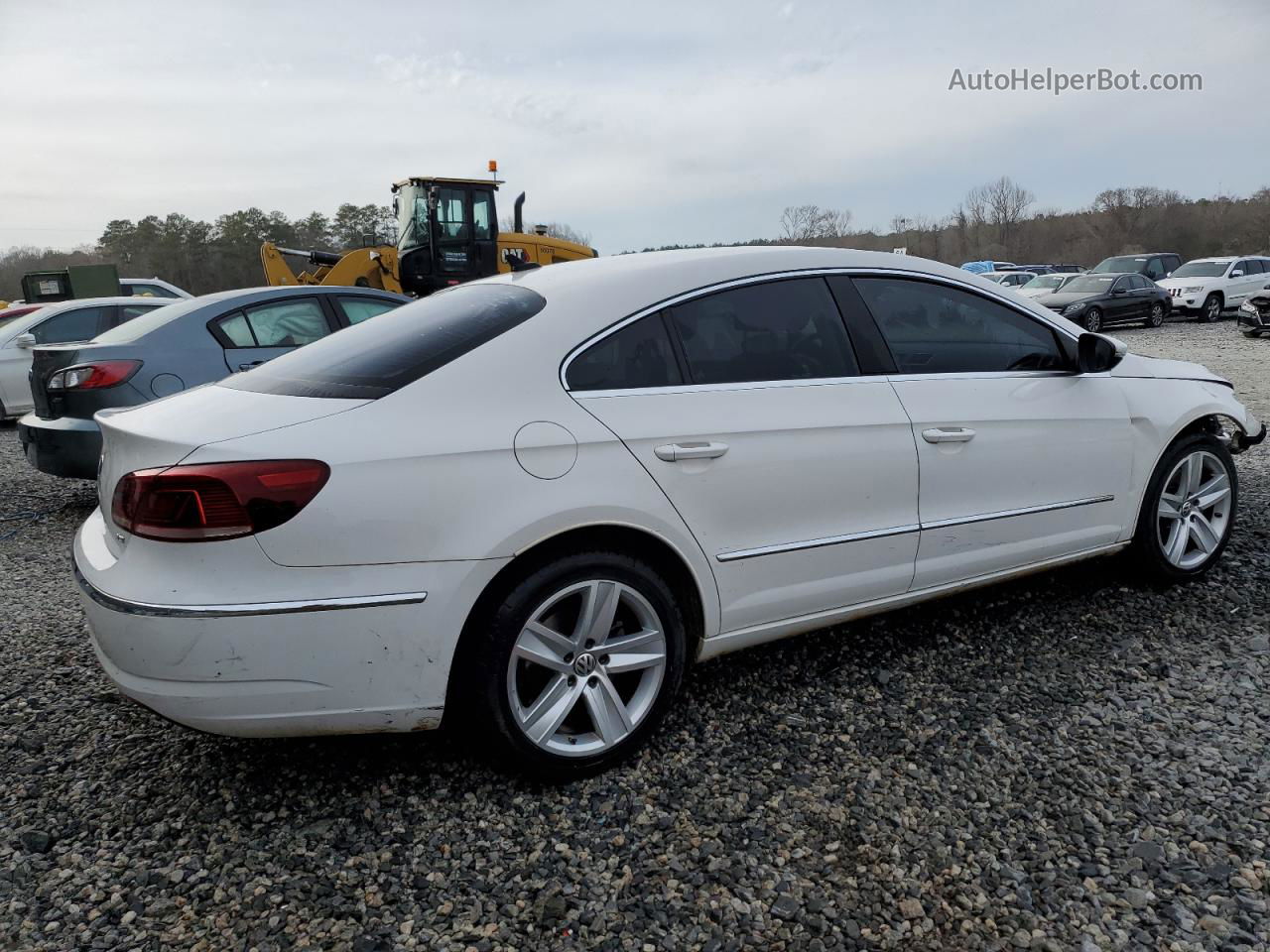 2013 Volkswagen Cc Sport White vin: WVWBN7AN4DE570282