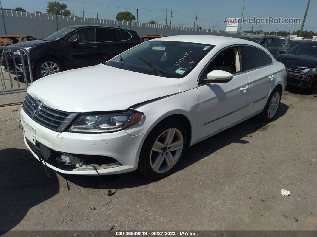 2016 Volkswagen Cc Sport Белый vin: WVWBN7AN4GE503136