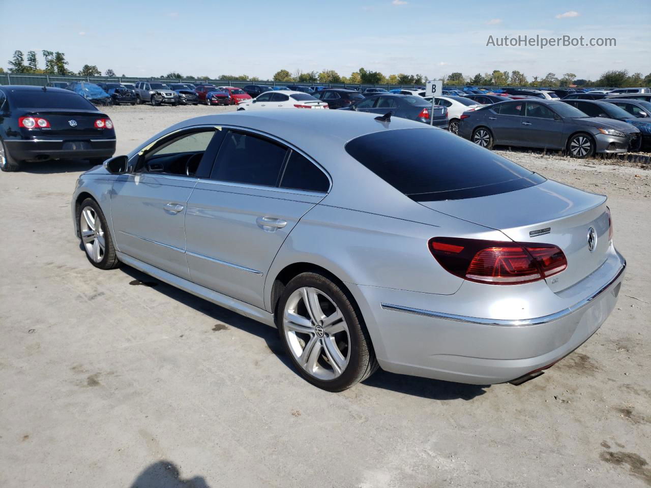 2016 Volkswagen Cc Base Silver vin: WVWBN7AN4GE504853