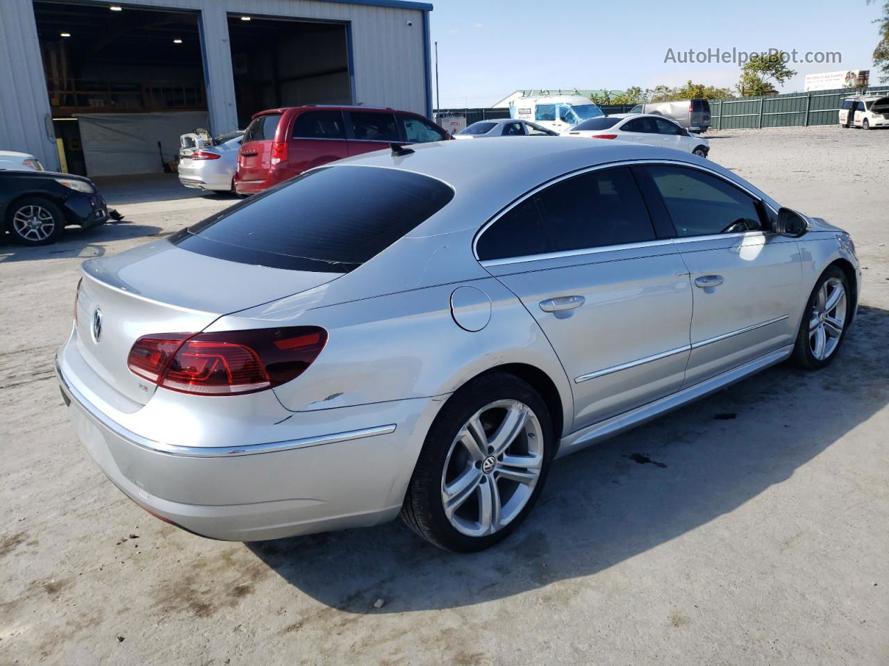 2016 Volkswagen Cc Base Silver vin: WVWBN7AN4GE504853