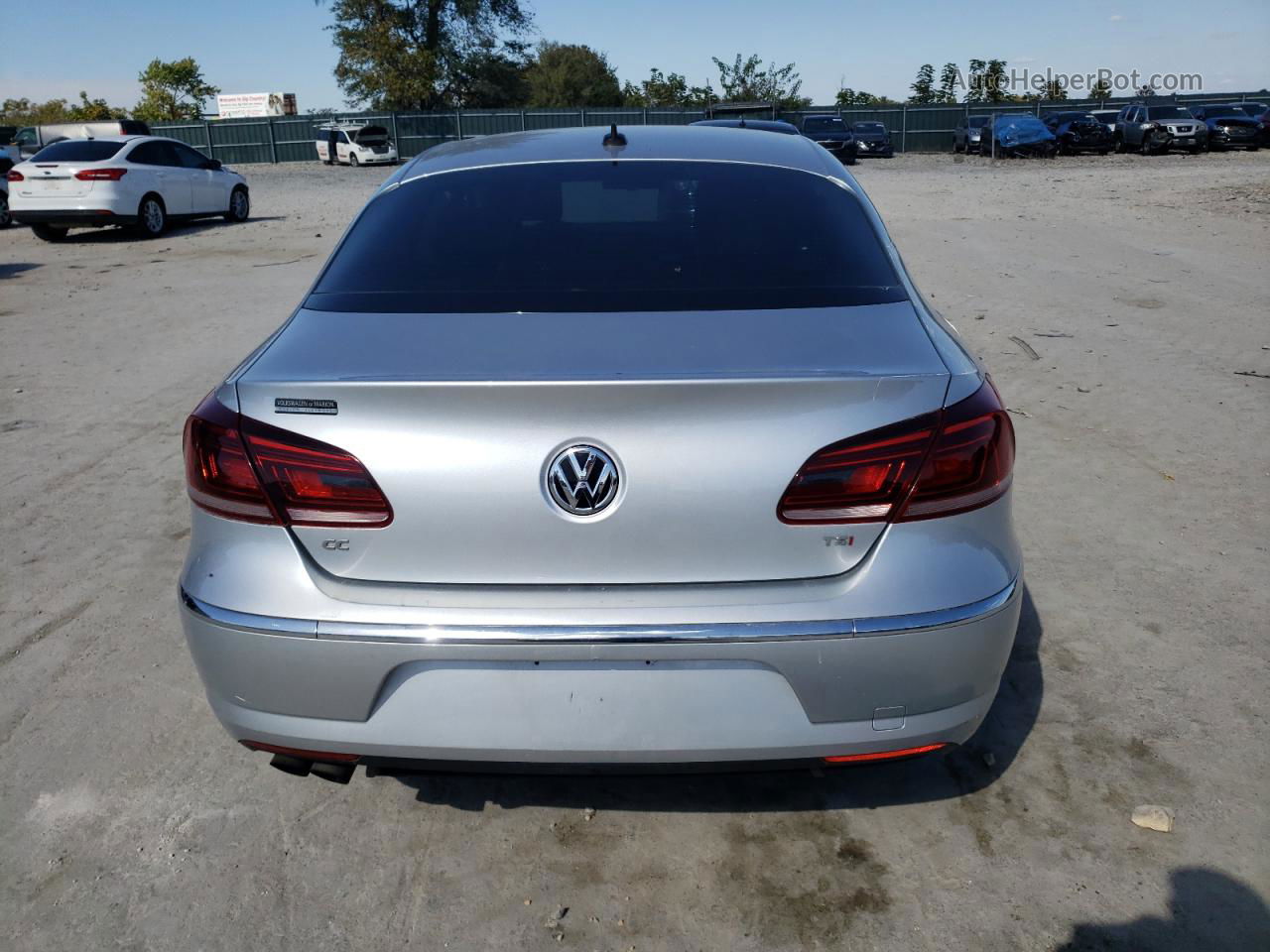 2016 Volkswagen Cc Base Silver vin: WVWBN7AN4GE504853