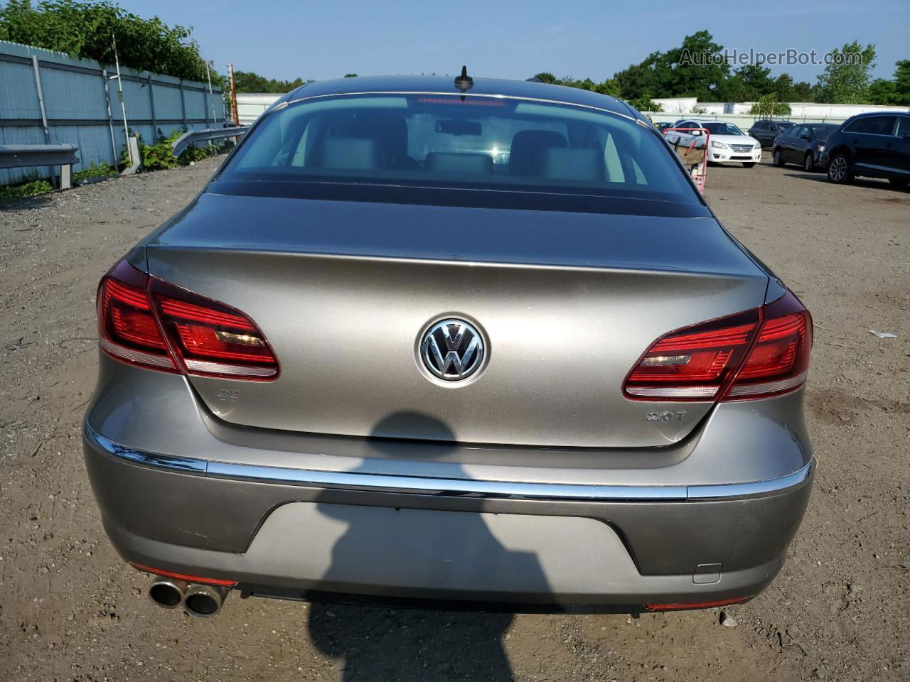 2013 Volkswagen Cc Sport Silver vin: WVWBN7AN5DE503075