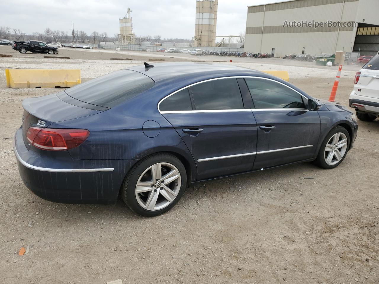 2013 Volkswagen Cc Sport Blue vin: WVWBN7AN5DE503089