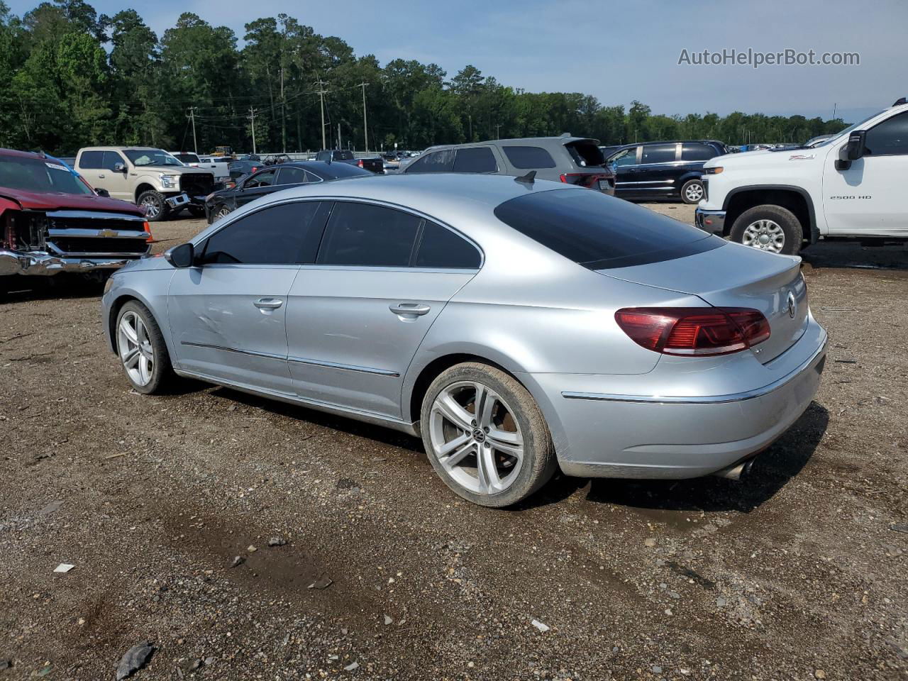 2013 Volkswagen Cc Sport Silver vin: WVWBN7AN5DE507322