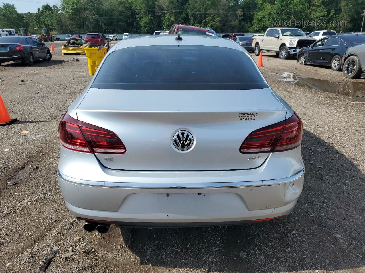 2013 Volkswagen Cc Sport Silver vin: WVWBN7AN5DE507322