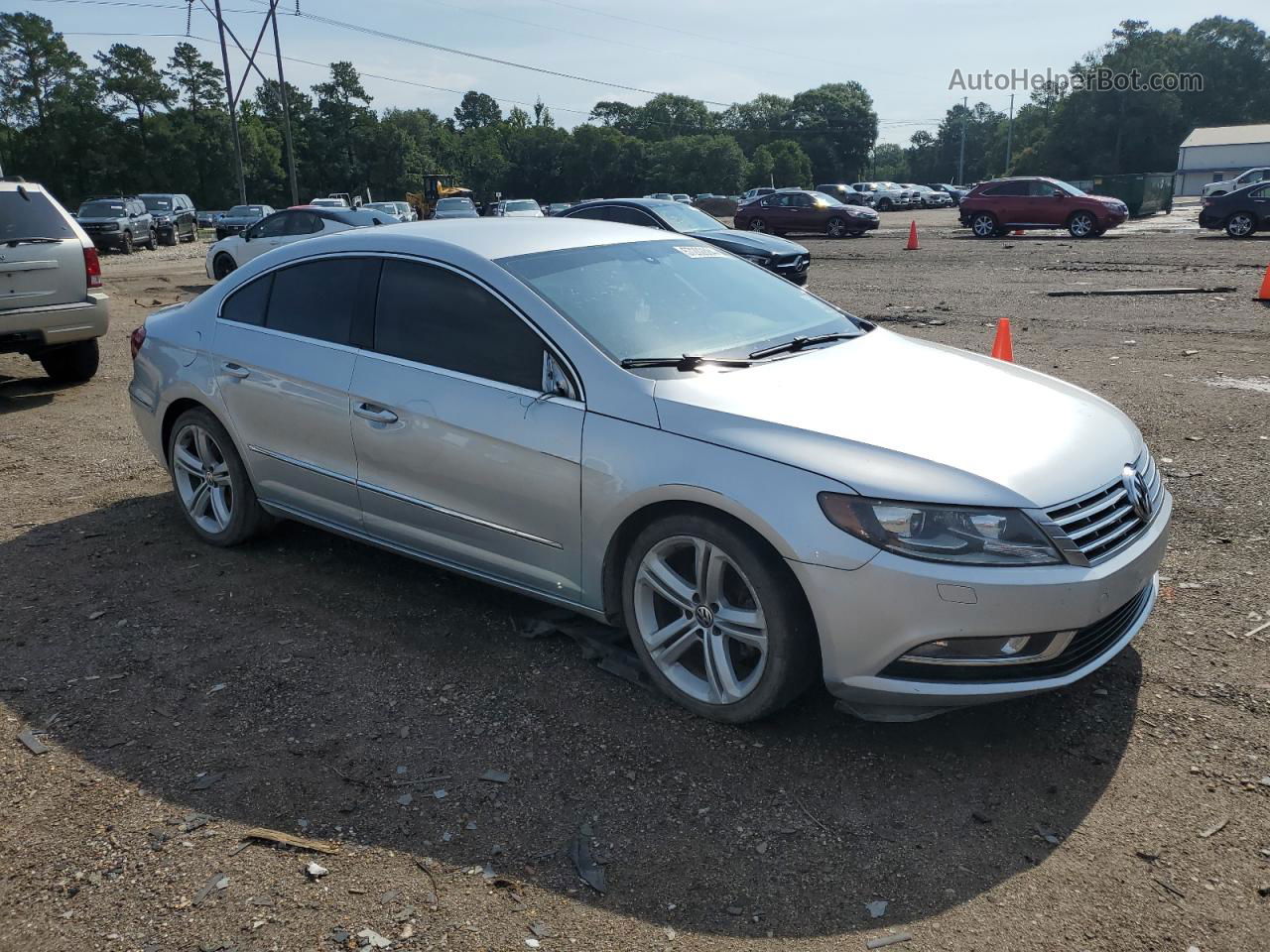 2013 Volkswagen Cc Sport Silver vin: WVWBN7AN5DE507322