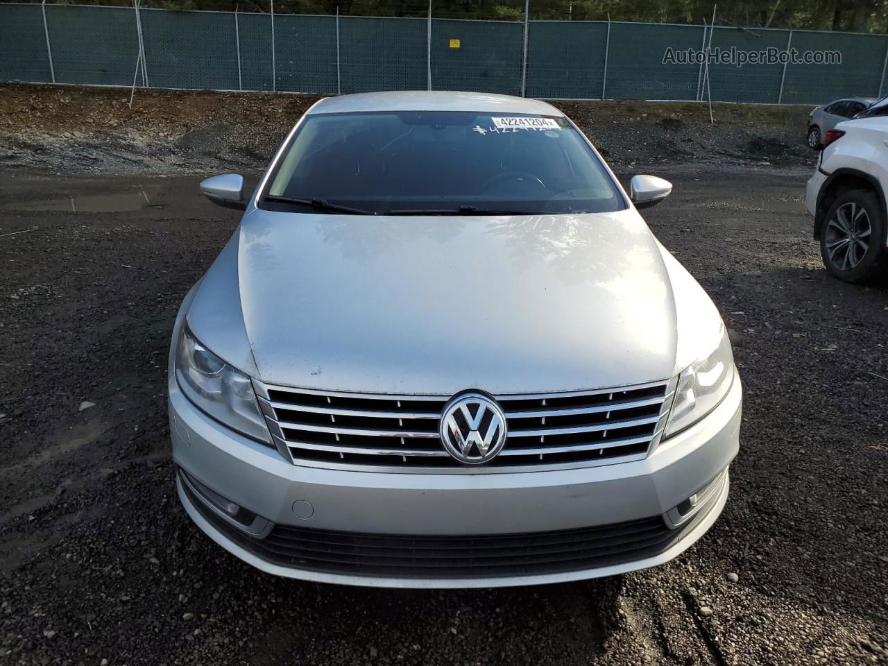 2013 Volkswagen Cc Sport Silver vin: WVWBN7AN5DE528526