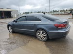 2014 Volkswagen Cc Sport Blue vin: WVWBN7AN5EE507872