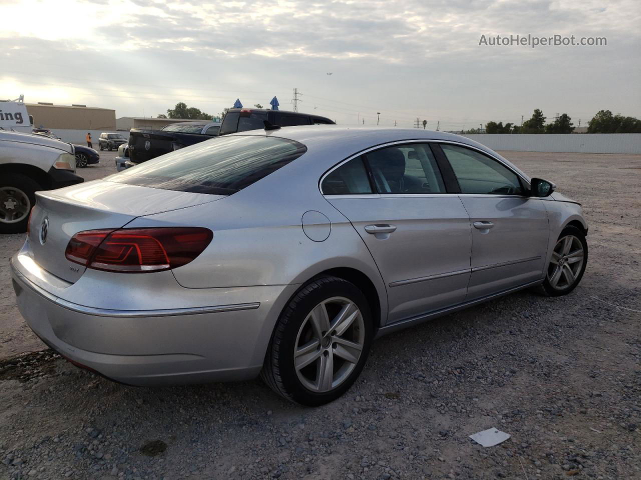 2014 Volkswagen Cc Sport Silver vin: WVWBN7AN5EE532741