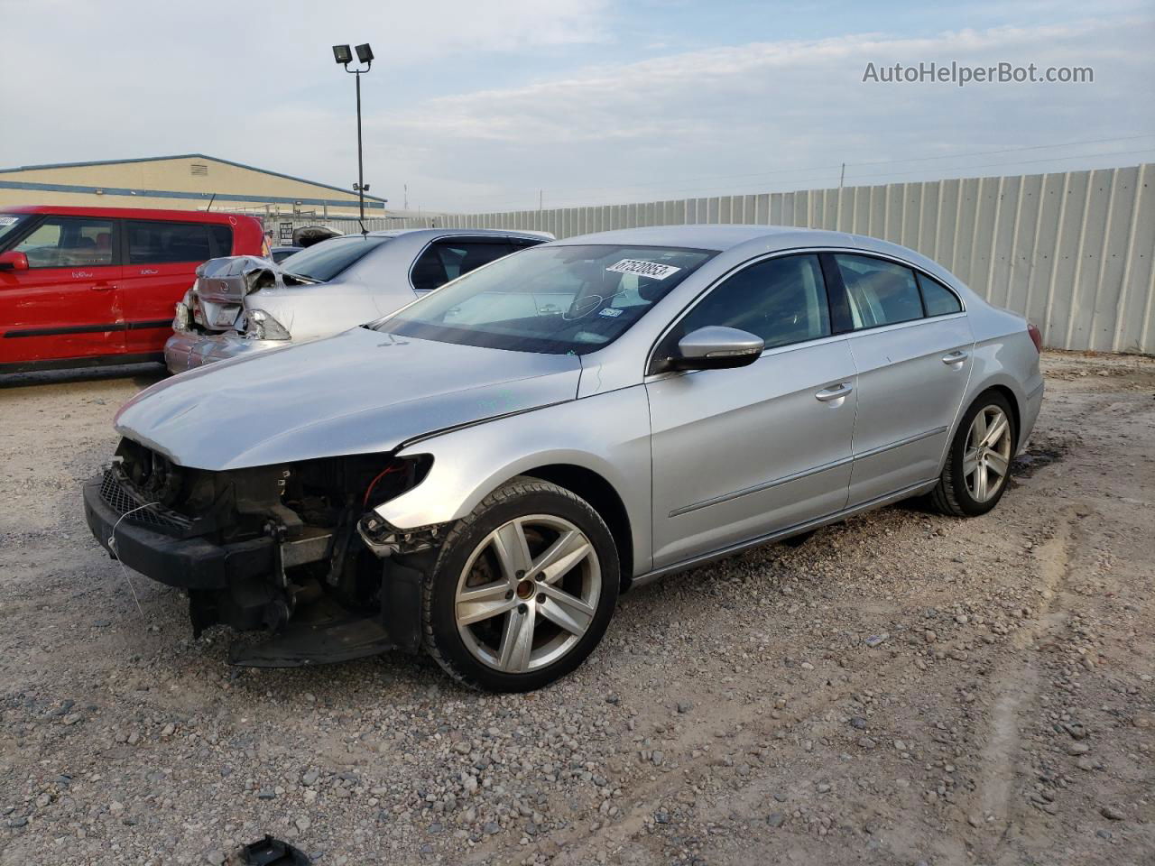 2014 Volkswagen Cc Sport Silver vin: WVWBN7AN5EE532741