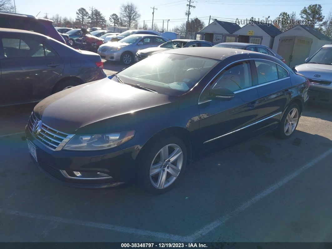 2013 Volkswagen Cc 2.0t Sport Black vin: WVWBN7AN6DE504722