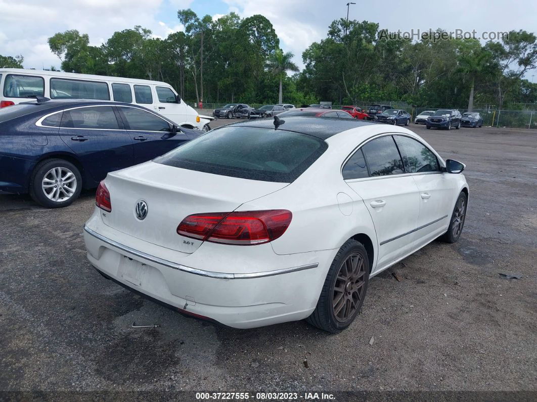 2013 Volkswagen Cc Sport Plus White vin: WVWBN7AN6DE508320