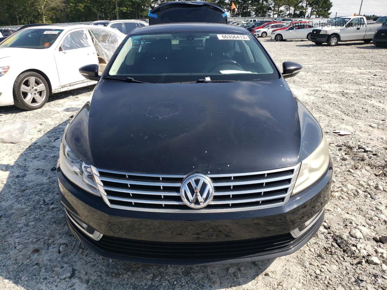 2013 Volkswagen Cc Sport Black vin: WVWBN7AN6DE553600