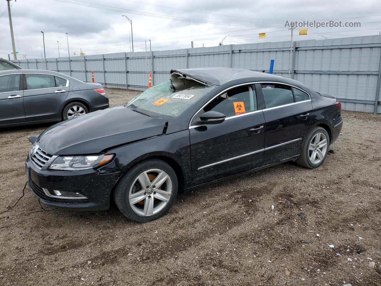 2013 Volkswagen Cc Sport Black vin: WVWBN7AN6DE559834