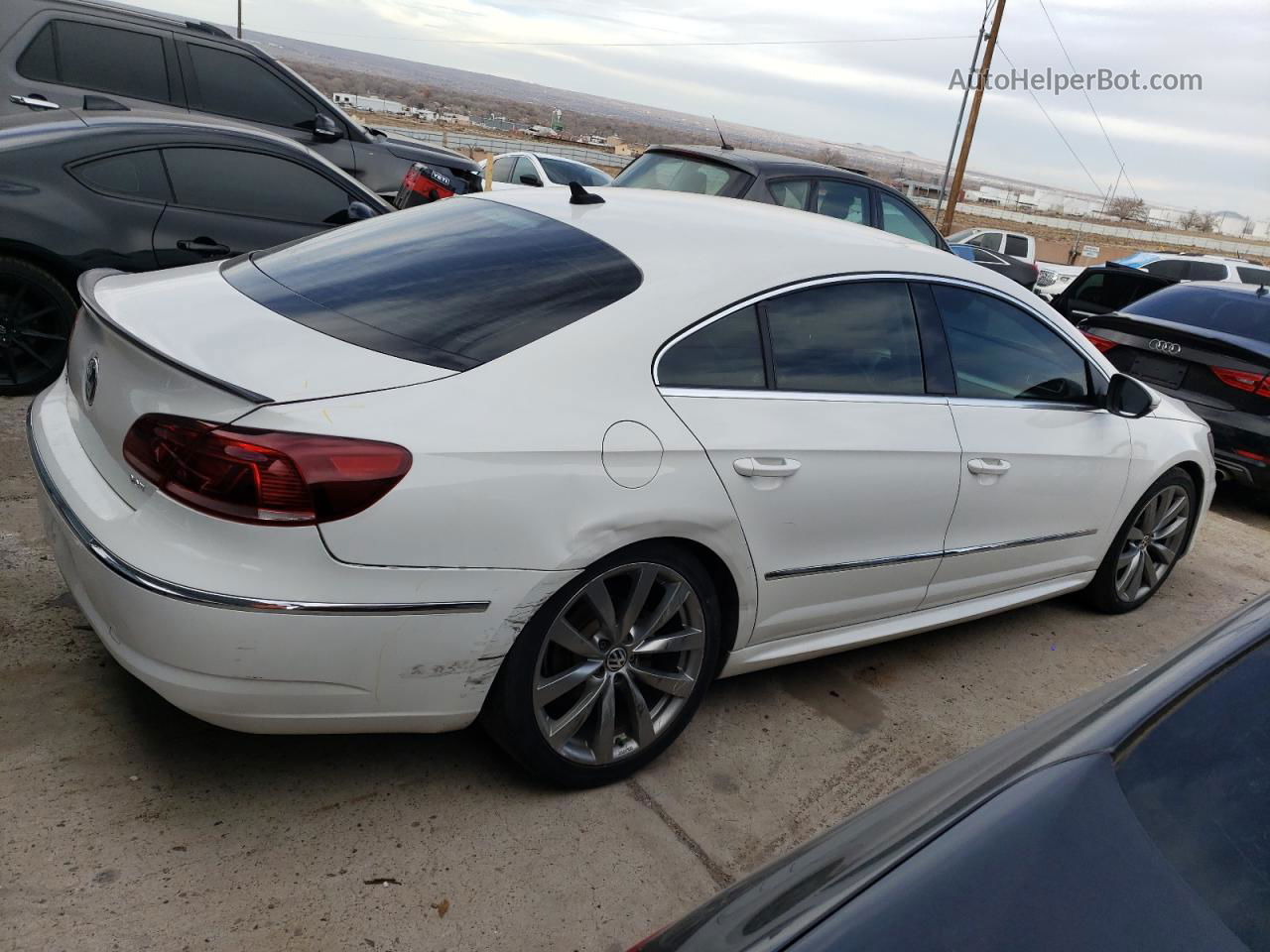 2014 Volkswagen Cc Sport White vin: WVWBN7AN6EE529413