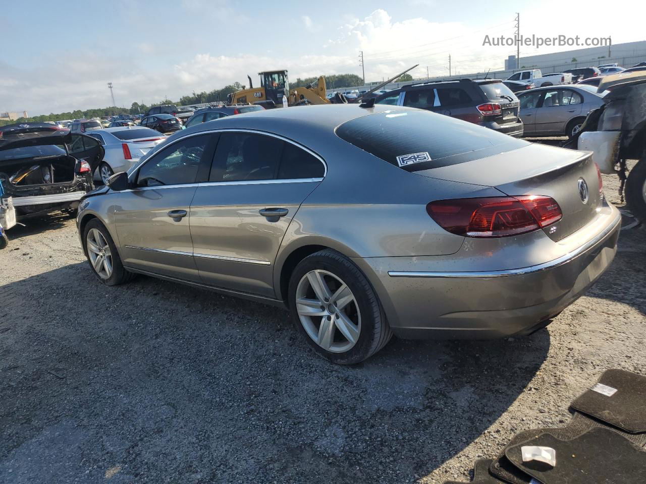 2014 Volkswagen Cc Sport Silver vin: WVWBN7AN6EE530738