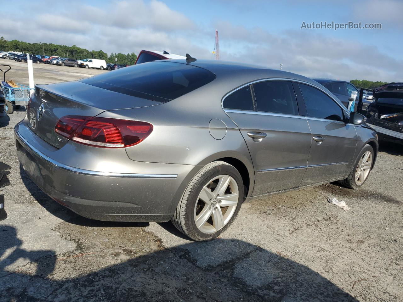 2014 Volkswagen Cc Sport Silver vin: WVWBN7AN6EE530738