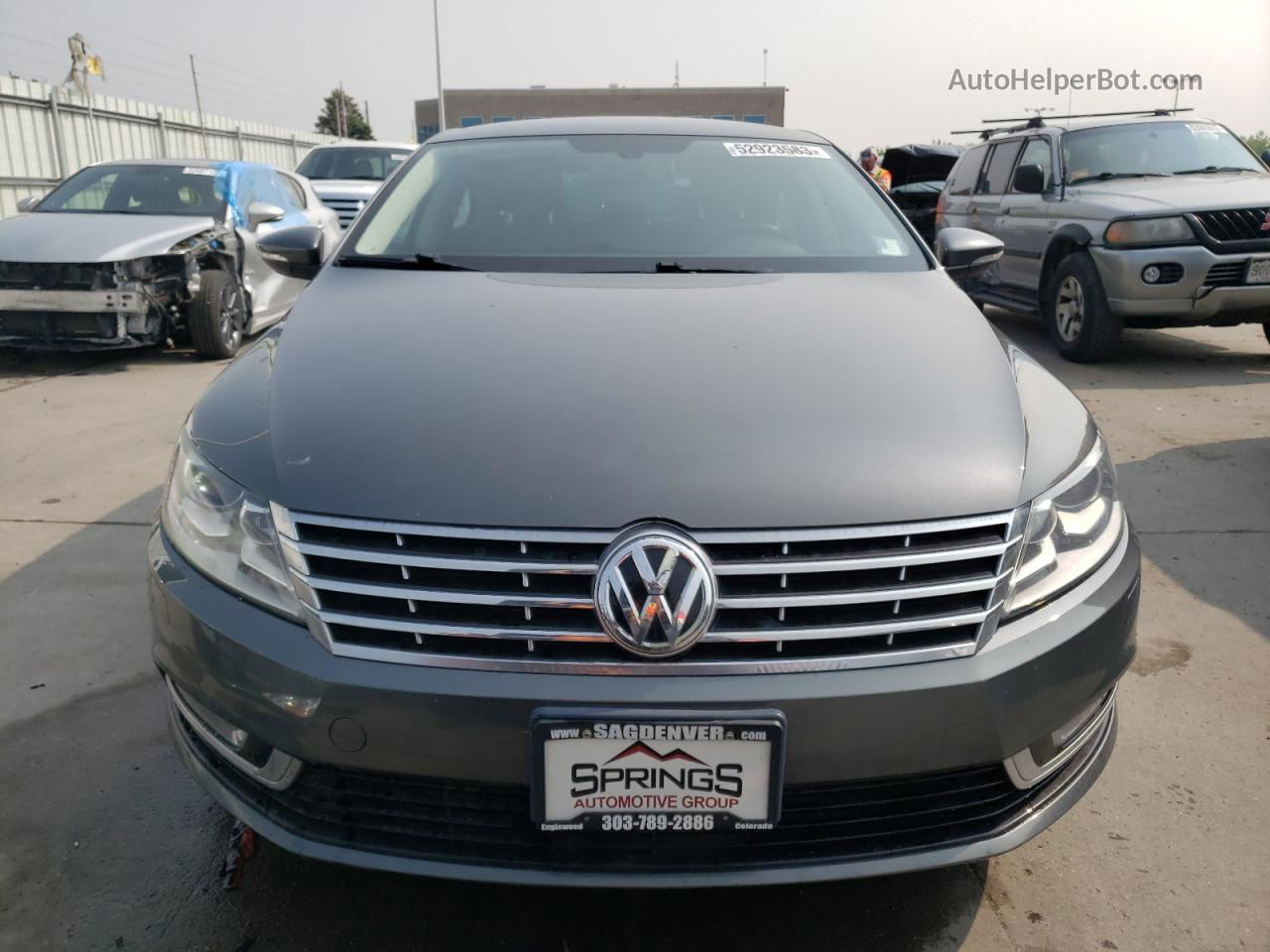 2016 Volkswagen Cc Base Серый vin: WVWBN7AN6GE500660