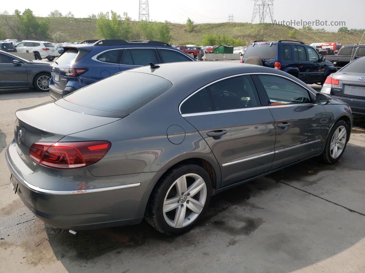 2016 Volkswagen Cc Base Серый vin: WVWBN7AN6GE500660