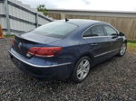 2016 Volkswagen Cc Base Blue vin: WVWBN7AN6GE501825