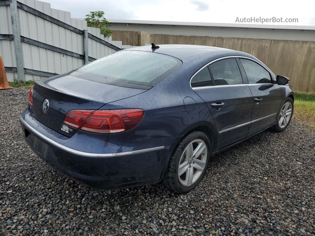 2016 Volkswagen Cc Base Blue vin: WVWBN7AN6GE501825