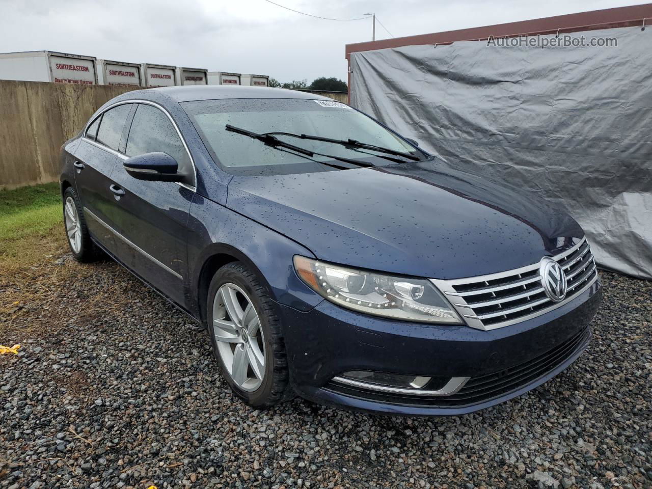 2016 Volkswagen Cc Base Blue vin: WVWBN7AN6GE501825