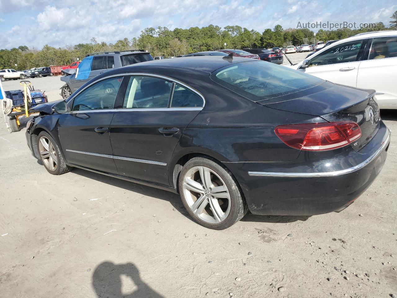 2013 Volkswagen Cc Sport Black vin: WVWBN7AN7DE513865