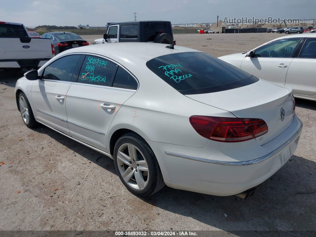 2013 Volkswagen Cc 2.0t Sport White vin: WVWBN7AN7DE515700