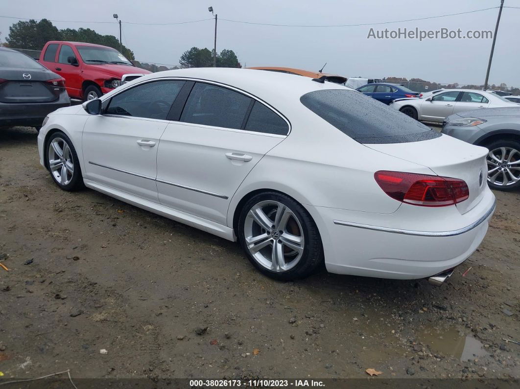 2014 Volkswagen Cc 2.0t R-line White vin: WVWBN7AN7EE507047