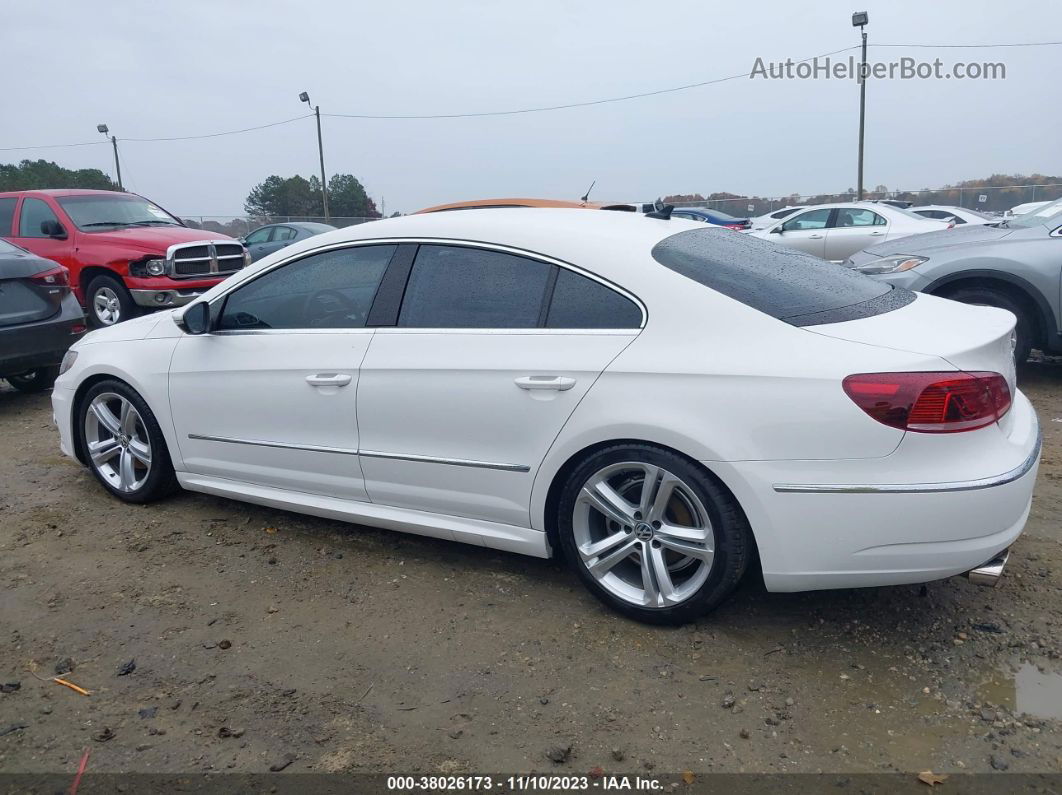 2014 Volkswagen Cc 2.0t R-line White vin: WVWBN7AN7EE507047