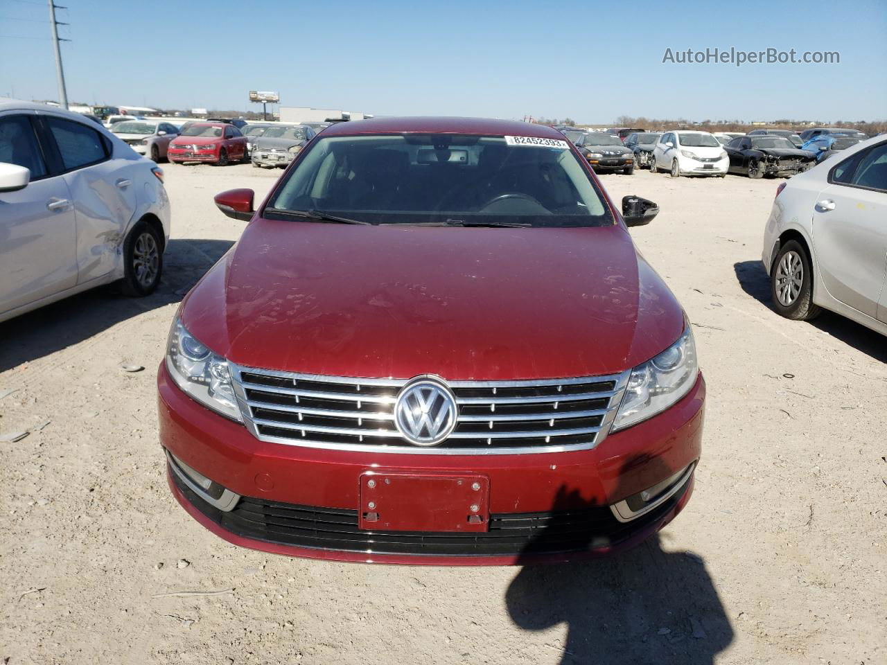 2014 Volkswagen Cc Sport Red vin: WVWBN7AN7EE519053