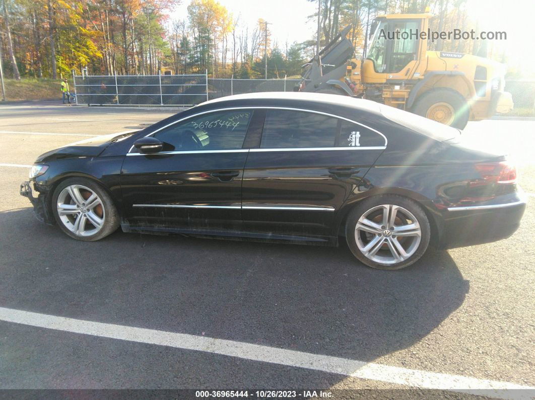 2016 Volkswagen Cc 2.0t R-line Black vin: WVWBN7AN7GE520299