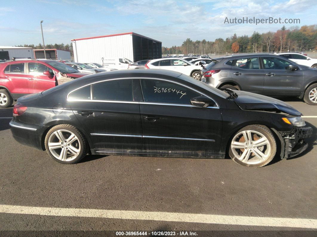 2016 Volkswagen Cc 2.0t R-line Black vin: WVWBN7AN7GE520299